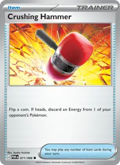 Pokémon-Karte Crushing Hammer 071/088