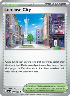 Pokémon-Karte Lumiose City 077/088