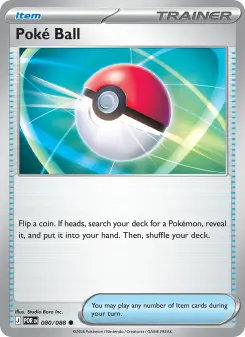 Pokémon-Karte Poké Ball 080/088
