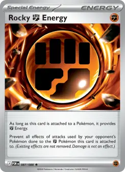 Pokémon-Karte Rocky Fighting Energy 087/088