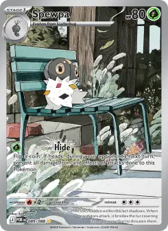 Pokémon-Karte Spewpa 089/088