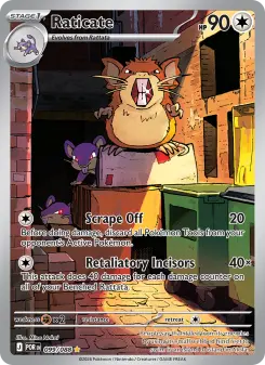 Pokémon-Karte Raticate 099/088