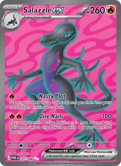 Pokémon-Karte Salazzle ex 101/088