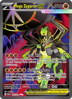Pokémon-Karte Mega Zygarde ex 104/088
