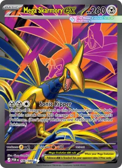 Pokémon-Karte Mega Skarmory ex 106/088