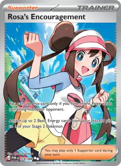 Pokémon-Karte Rosa's Encouragement 114/088