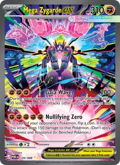 Pokémon-Karte Mega Zygarde ex 120/088