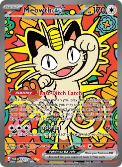 Pokémon-Karte Meowth ex 121/088