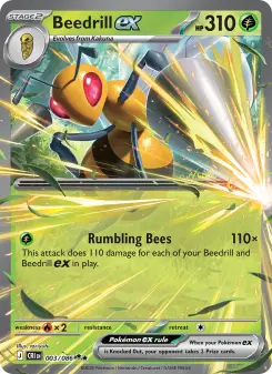 Pokémon-Karte Beedrill ex 003/086