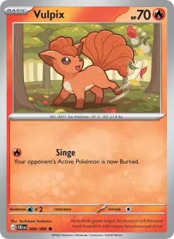 Pokémon-Karte Vulpix 008/086