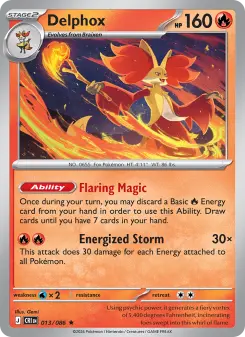 Pokémon-Karte Delphox 013/086