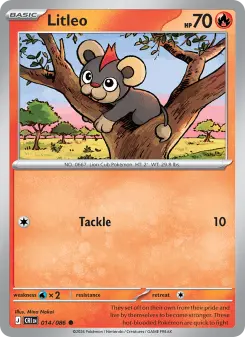 Pokémon-Karte Litleo 014/086