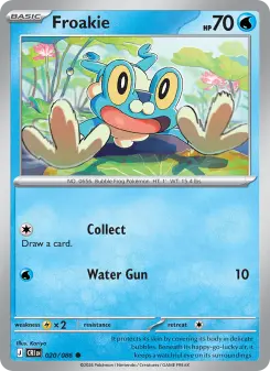 Pokémon-Karte Froakie 020/086