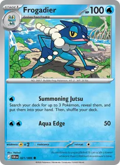 Pokémon-Karte Frogadier 021/086