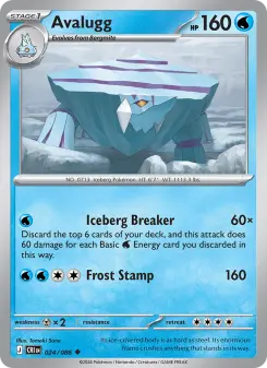 Pokémon-Karte Avalugg 024/086