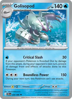Pokémon-Karte Golisopod 026/086