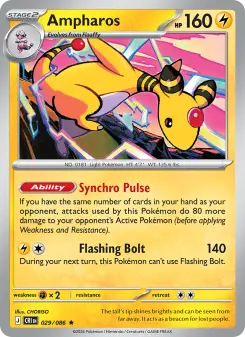 Pokémon-Karte Ampharos 029/086