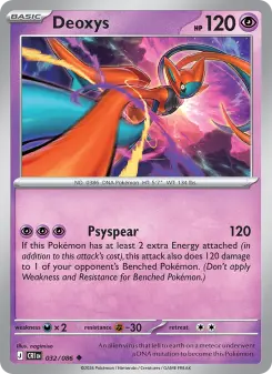 Pokémon-Karte Deoxys 032/086