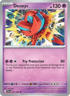 Pokémon-Karte Deoxys 033/086