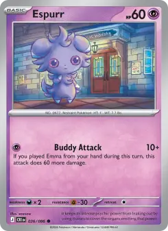 Pokémon-Karte Espurr 036/086