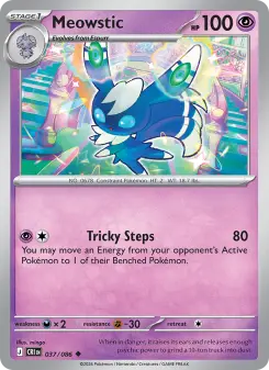 Pokémon-Karte Meowstic 037/086