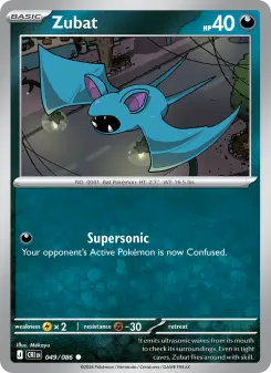 Pokémon-Karte Zubat 049/086