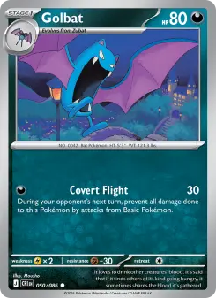 Pokémon-Karte Golbat 050/086