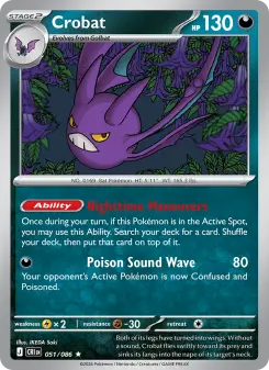 Pokémon-Karte Crobat 051/086