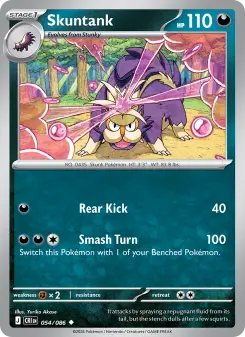 Pokémon-Karte Skuntank 054/086