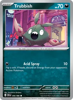 Pokémon-Karte Trubbish 056/086