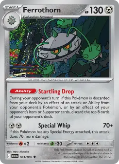 Pokémon-Karte Ferrothorn 063/086
