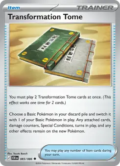 Pokémon-Karte Transformation Tome 083/086