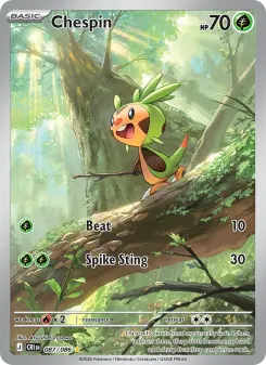 Pokémon-Karte Chespin 087/086
