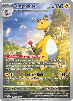 Pokémon-Karte Ampharos 090/086