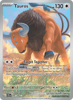 Pokémon-Karte Tauros 096/086