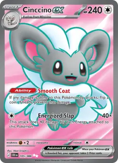 Pokémon-Karte Cinccino ex 105/086
