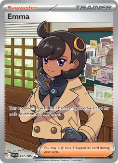 Pokémon-Karte Emma 107/086
