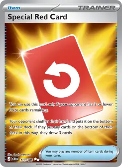 Pokémon-Karte Special Red Card 113/086
