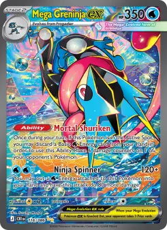 Pokémon-Karte Mega Greninja ex 116/086