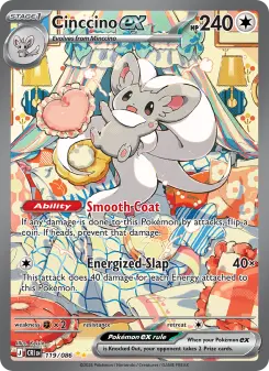 Pokémon-Karte Cinccino ex 119/086