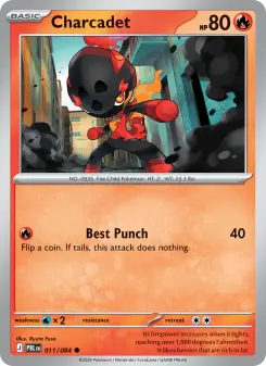 Pokémon-Karte Charcadet 011/084