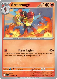 Pokémon-Karte Armarouge 012/084