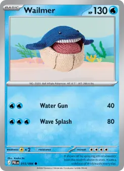 Pokémon-Karte Wailmer 015/084