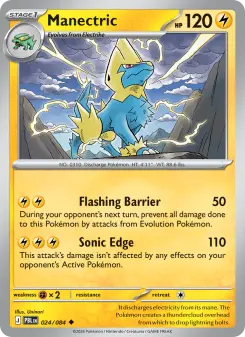 Pokémon-Karte Manectric 024/084