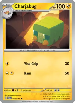 Pokémon-Karte Charjabug 025/084