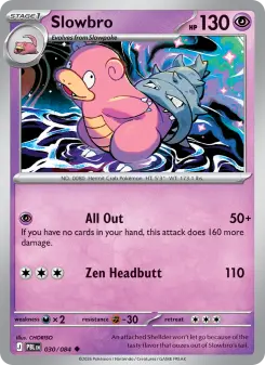Pokémon-Karte Slowbro 030/084