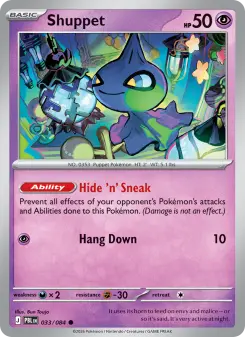 Pokémon-Karte Shuppet 033/084