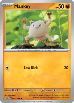 Pokémon-Karte Mankey 042/084