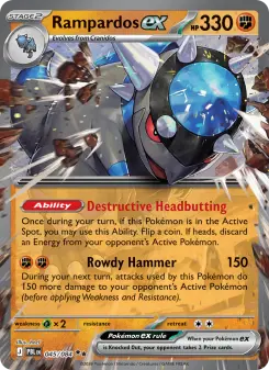 Pokémon-Karte Rampardos ex 045/084