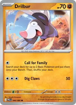 Pokémon-Karte Drilbur 046/084